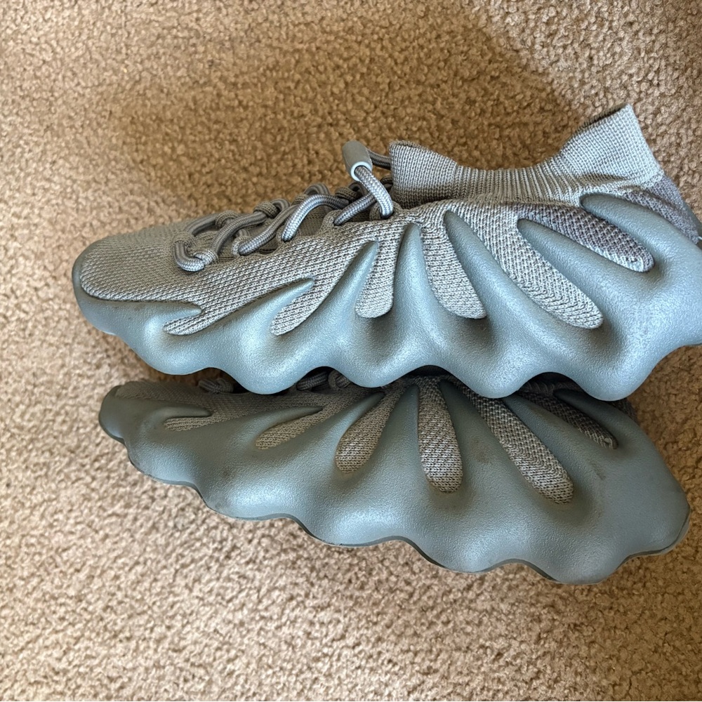 Yeezy Gray Sculpted Sneakers